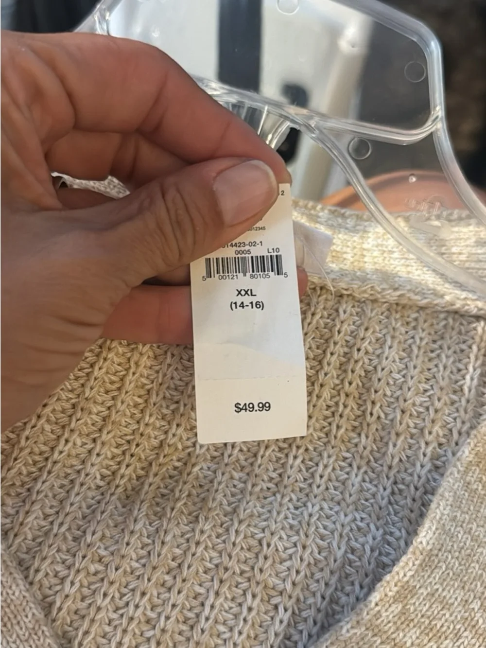 GAP Neutral Beige Button-Front Knit Cardigan#171